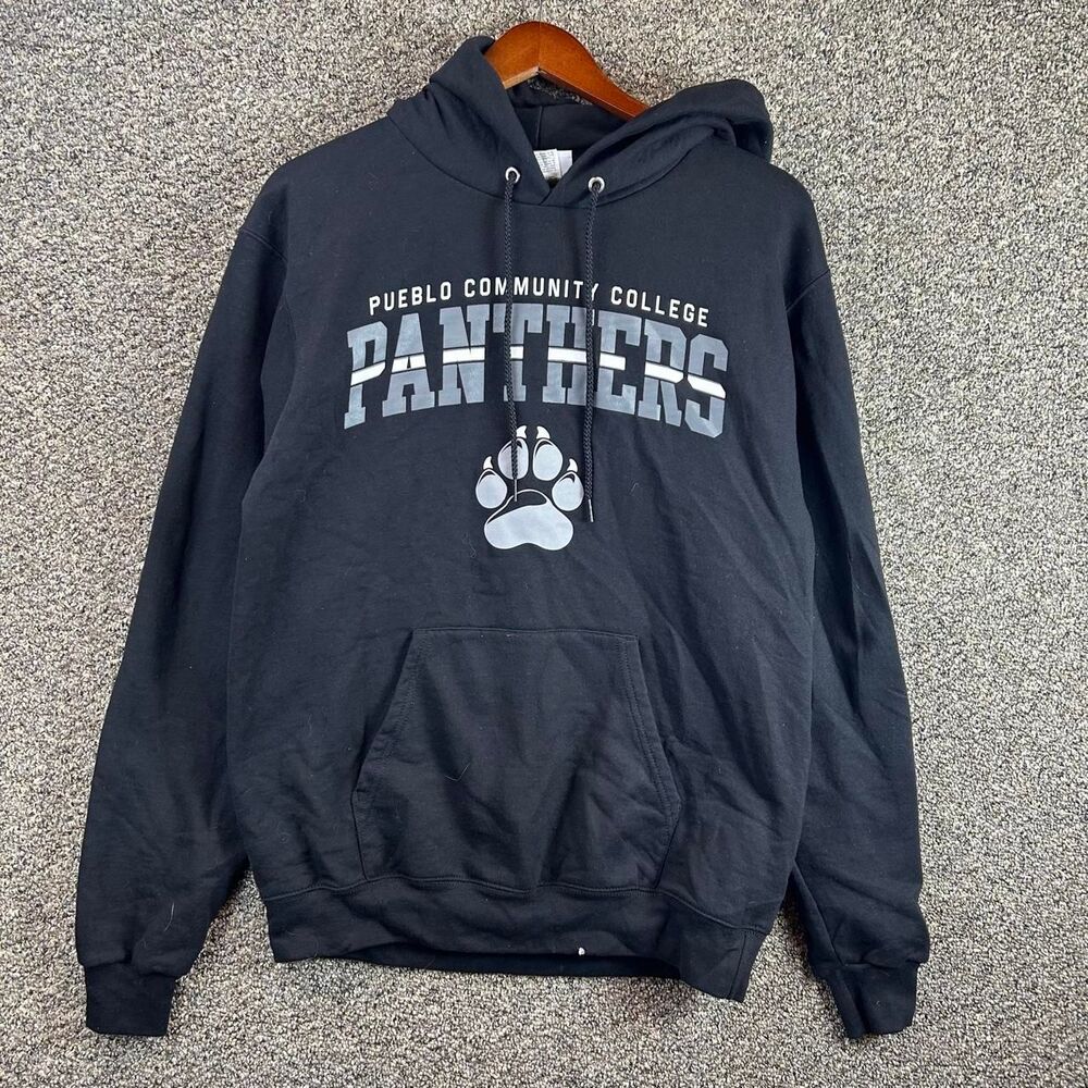Champion Men's Black and Grey Hoodie